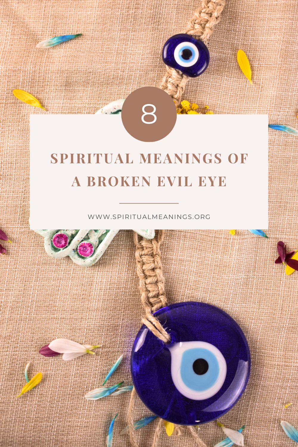 Can you throw away the pieces of your broken evil eye bracelet? 