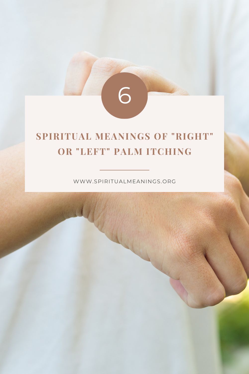 Spiritual Meanings of Right or Left Palm Itching