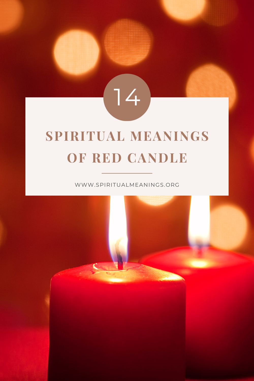 Tips for burning red candles