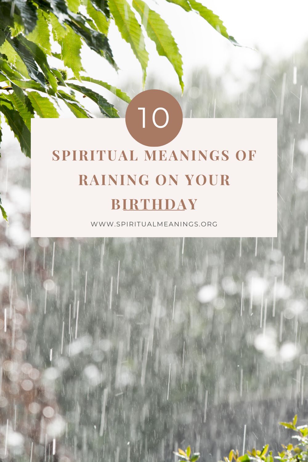 What Does Rain Symbolize