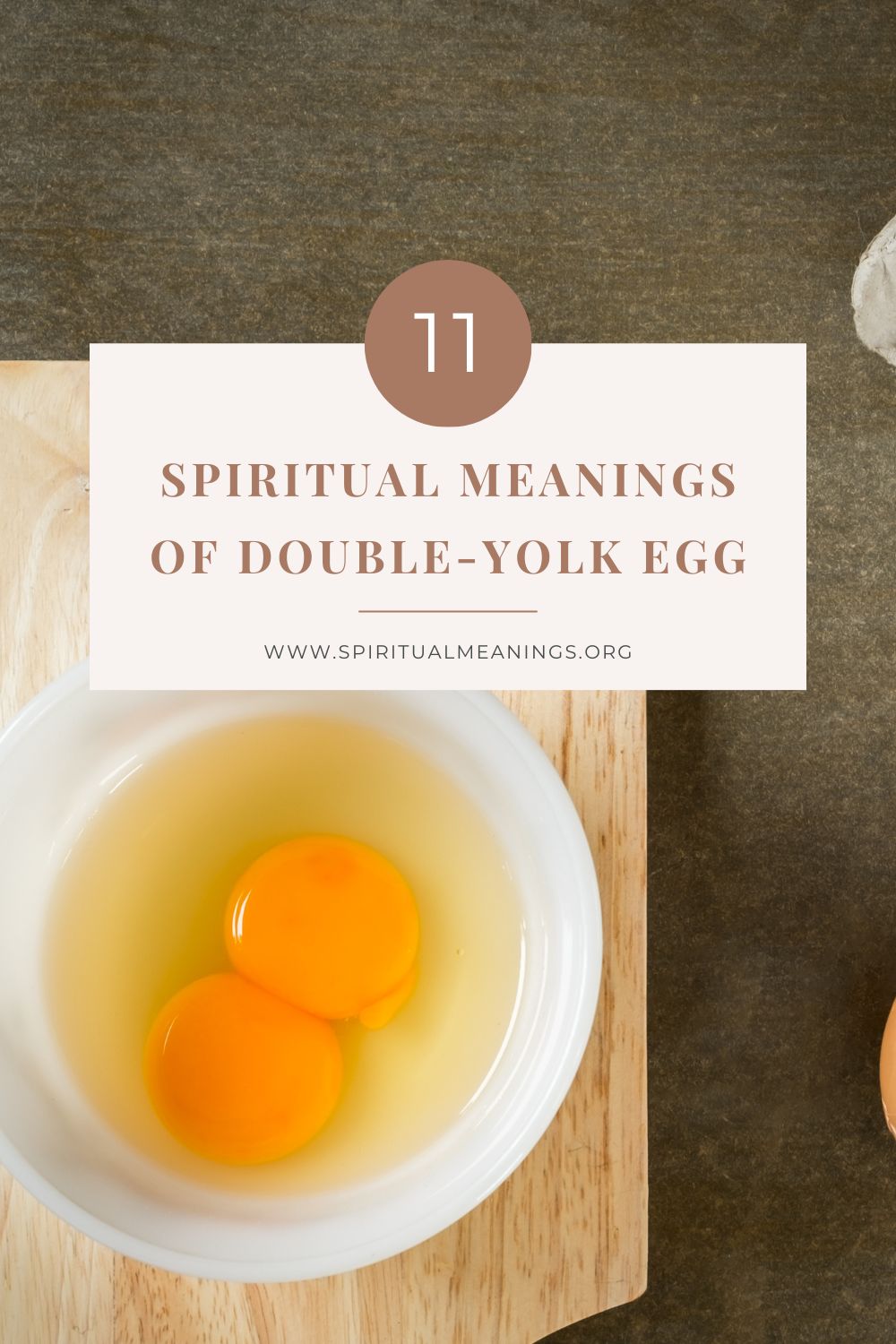 Spiritual Meanings of Double-Yolk Egg pin
