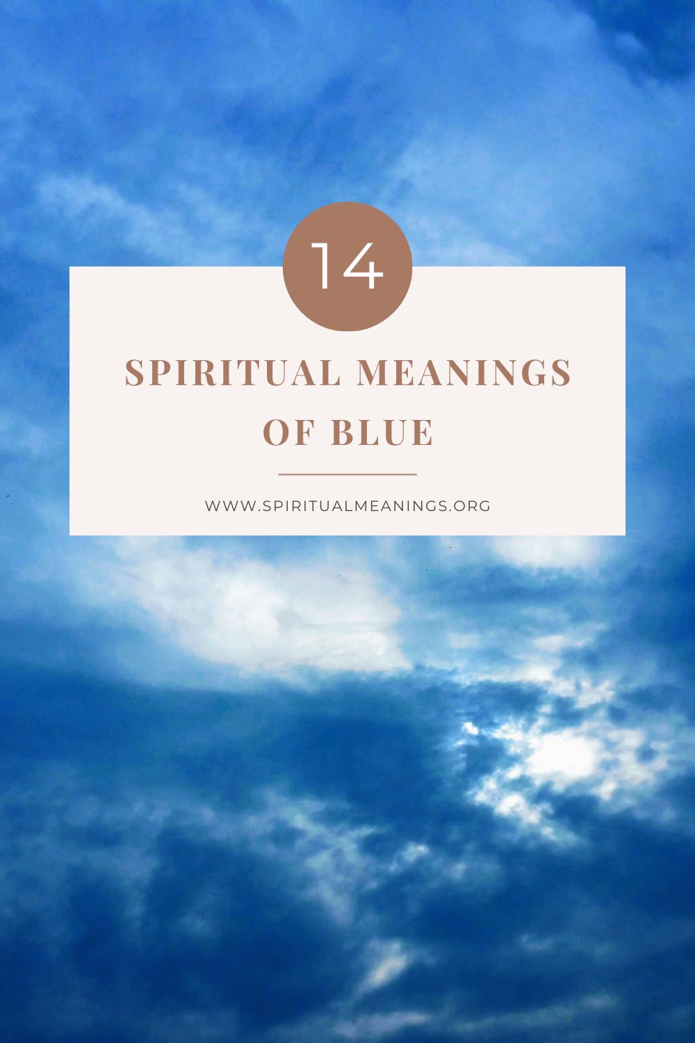 14 Spiritual Meanings of Blue pin
