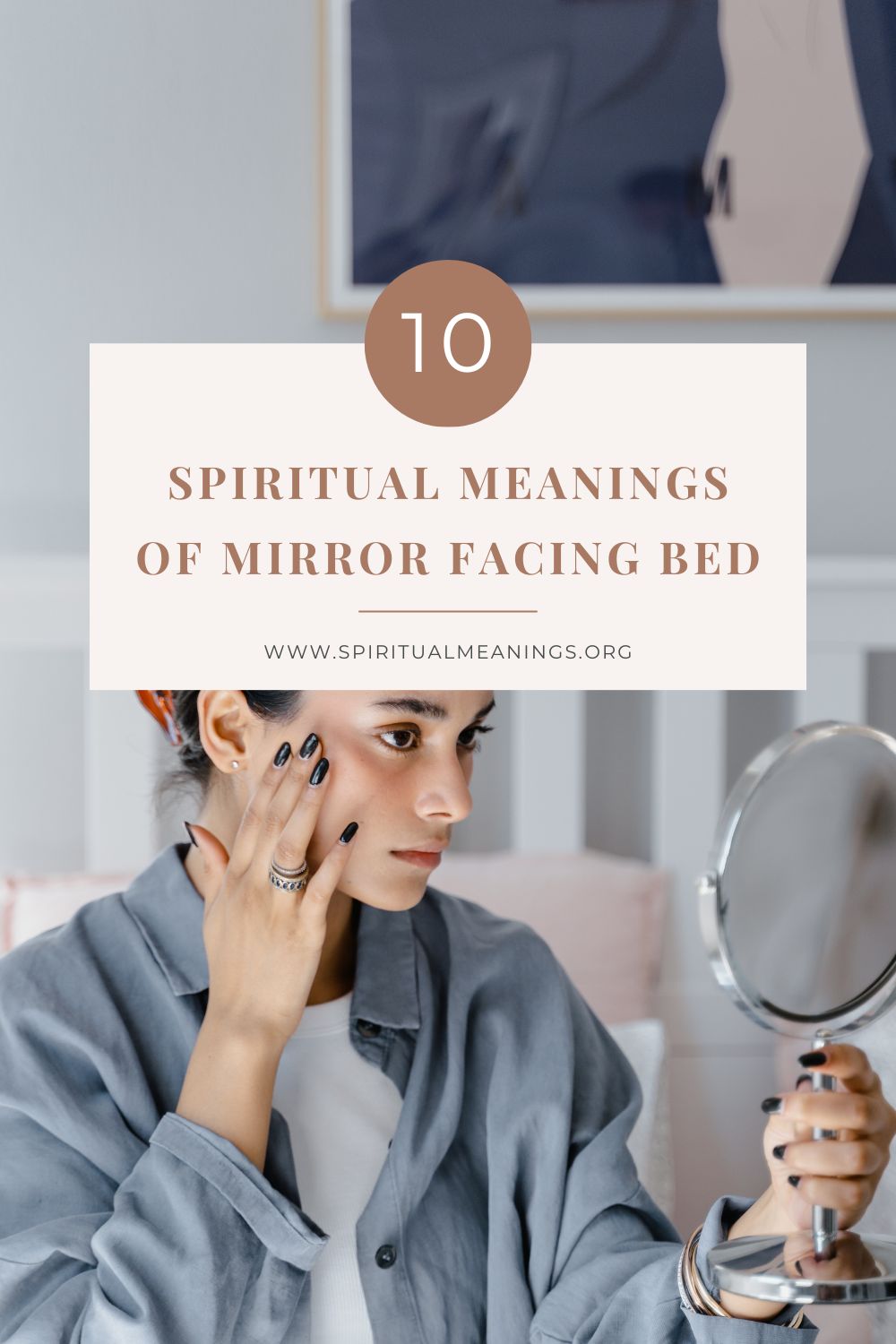 10 Spiritual Meanings of Mirror Facing Bed pin