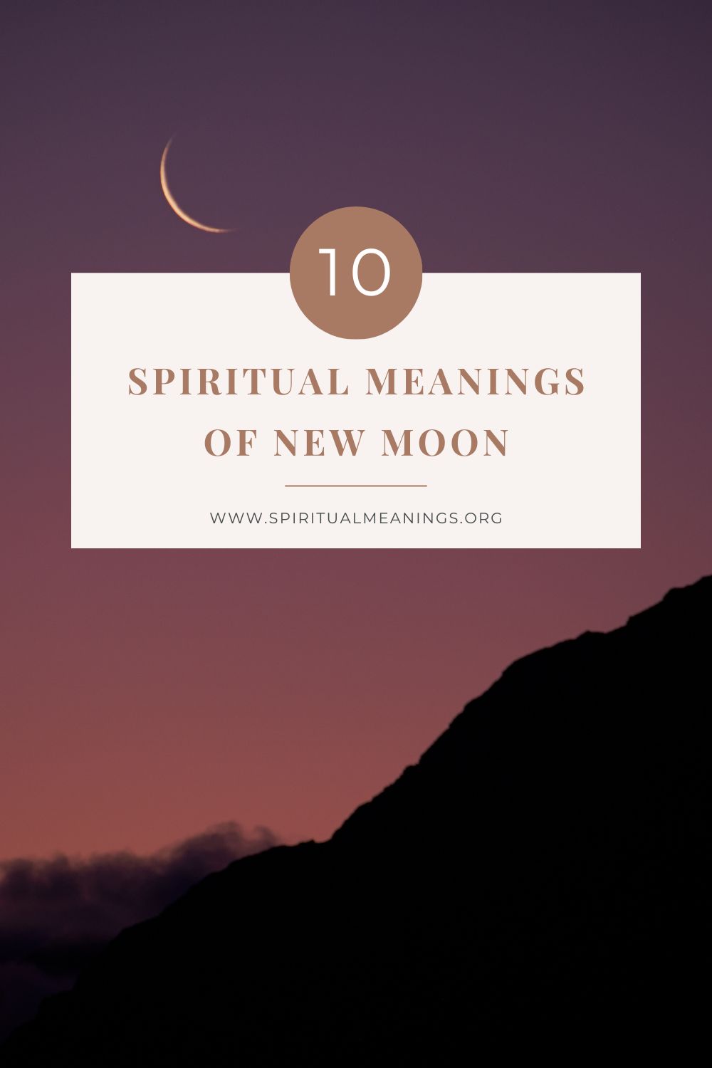 10 Spiritual Meanings of New Moon pin