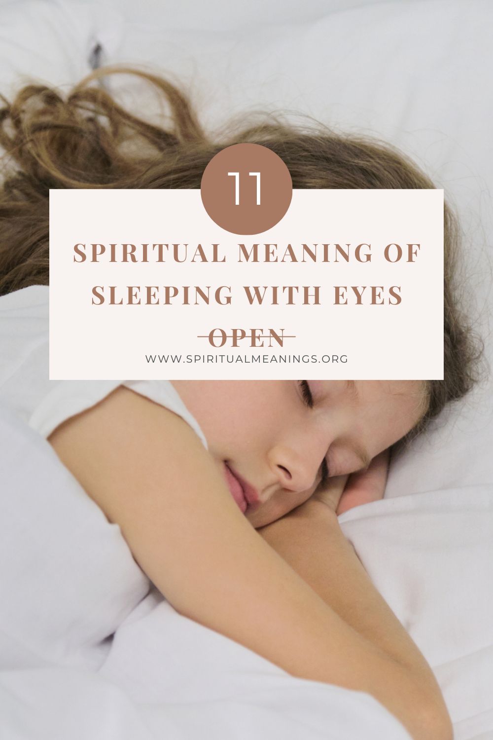 11 Spiritual Meaning of Sleeping with Eyes Open pin