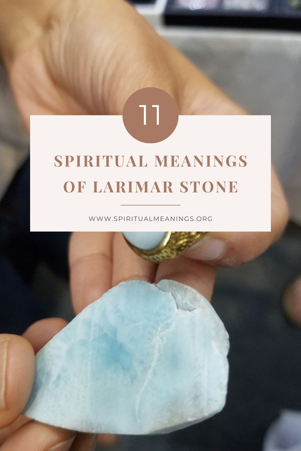 11 Spiritual Meanings of Larimar Stone pin