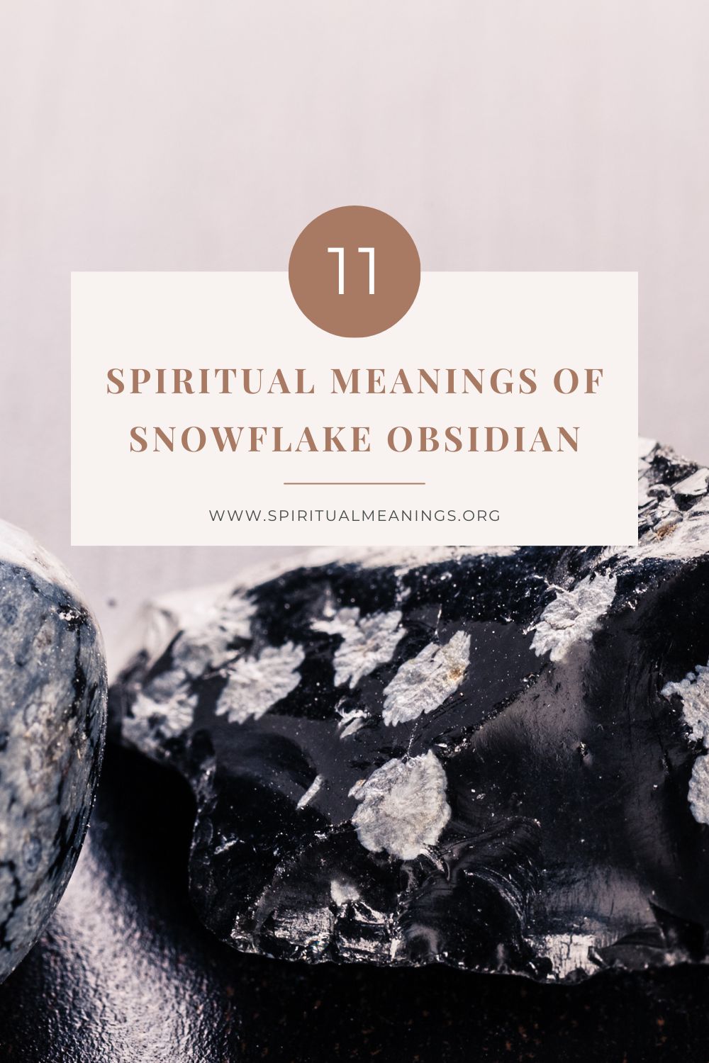 11 Spiritual Meanings of Snowflake Obsidian pin