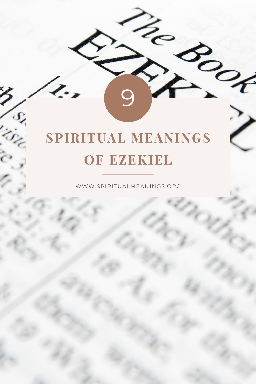 9 Spiritual Meanings of Ezekiel pin